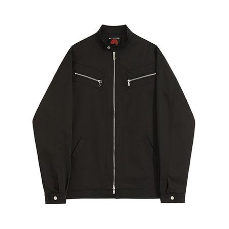 Jacket for Men In Autumn Loose Stand Collar Jacket